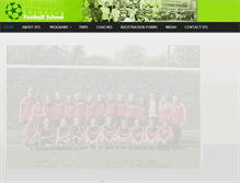 Tablet Screenshot of europeanfootballschool.com